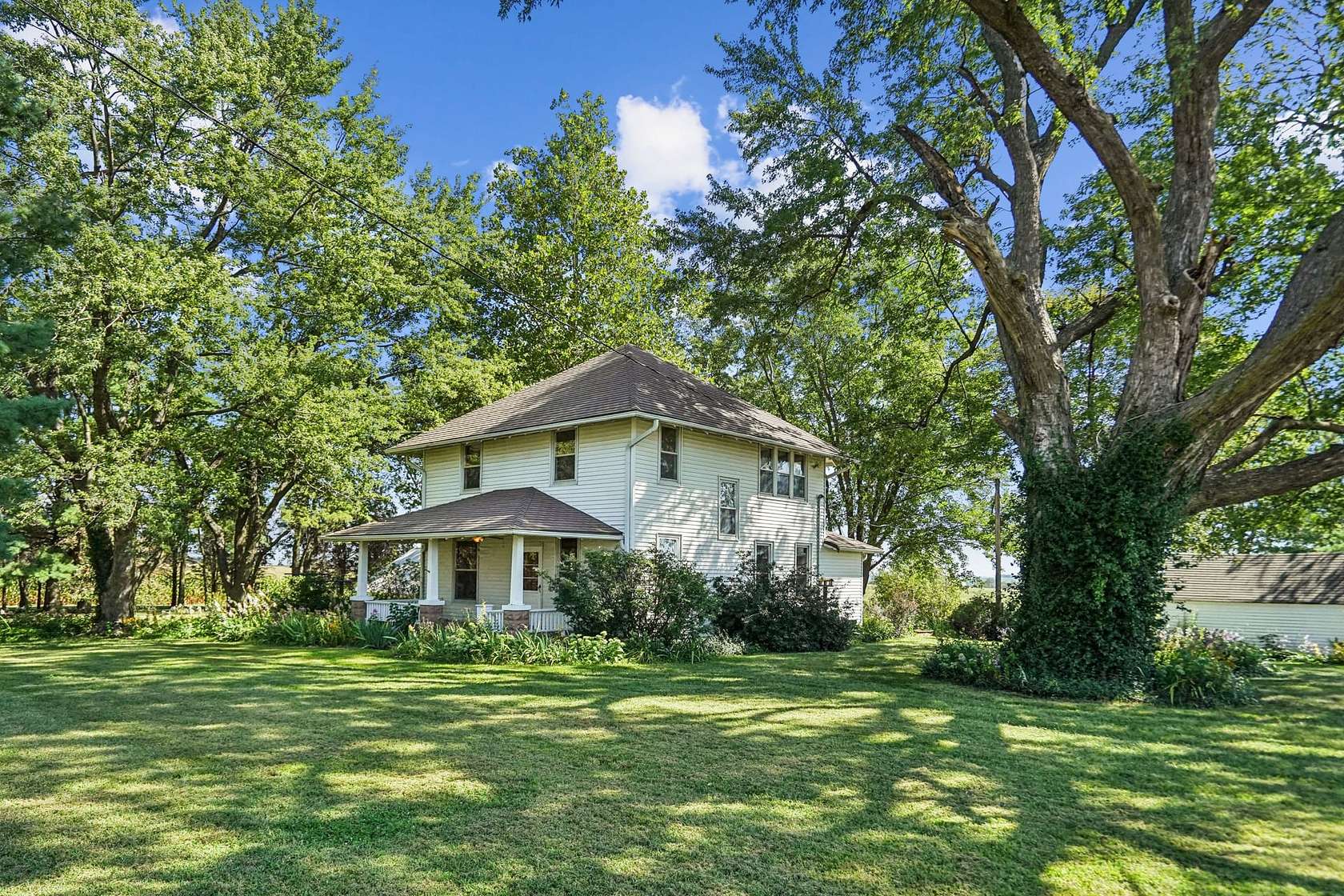6.65 Acres of Land with Home for Sale in Essex, Iowa