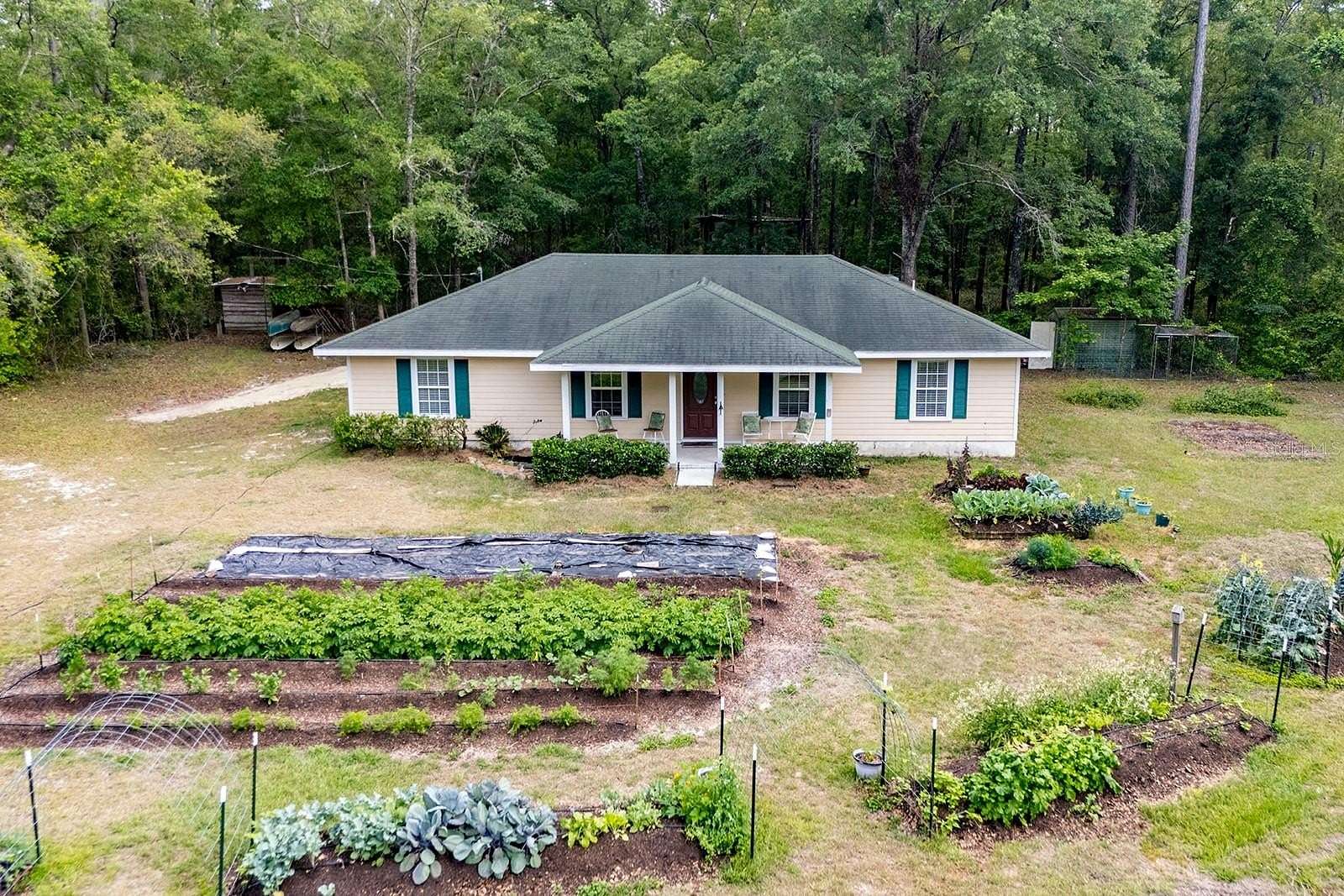 5.5 Acres of Land with Home for Sale in Lake Butler, Florida