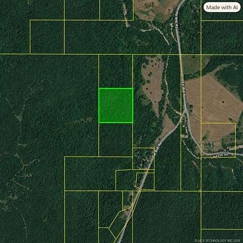 10 Acres of Recreational Land for Sale in Locust Grove, Oklahoma