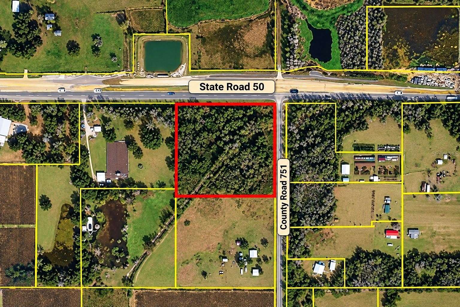 9.25 Acres of Residential Land for Sale in Webster, Florida