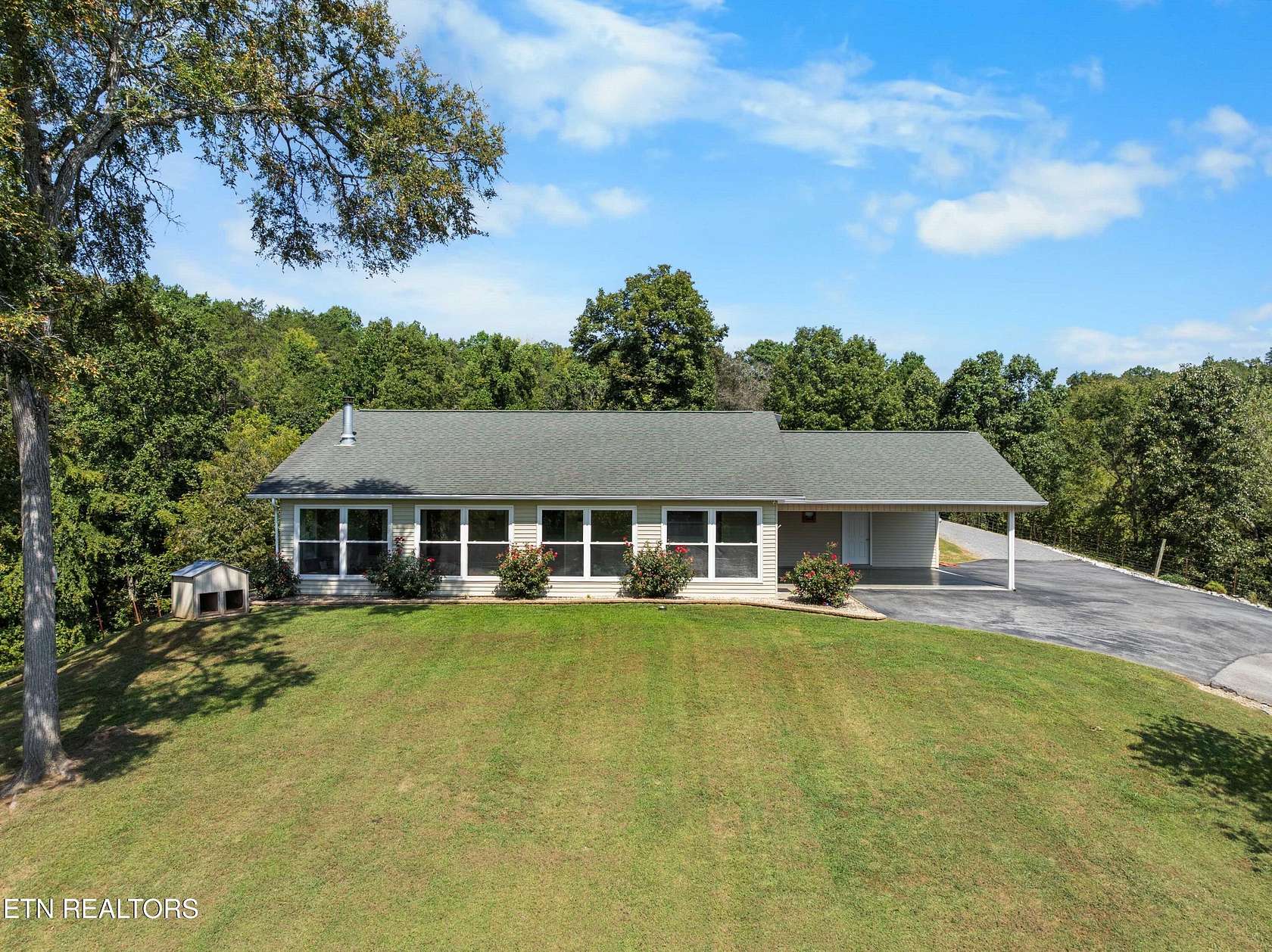 5.67 Acres of Land with Home for Sale in Sevierville, Tennessee