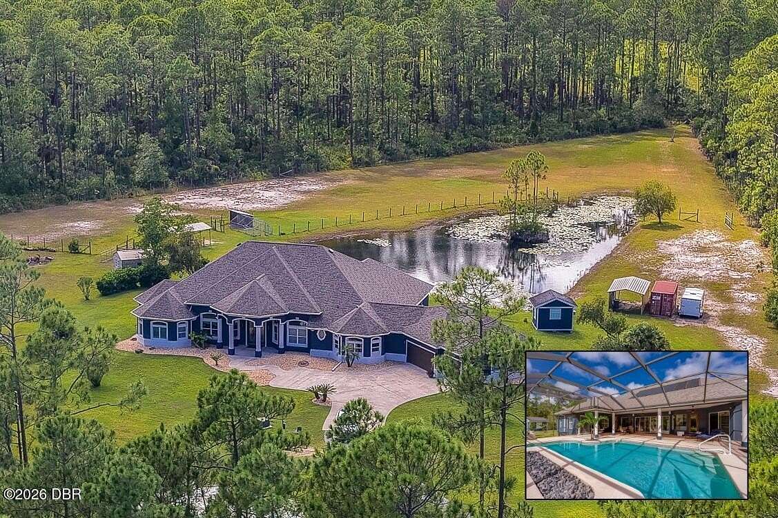 5.27 Acres of Land with Home for Sale in Ormond Beach, Florida