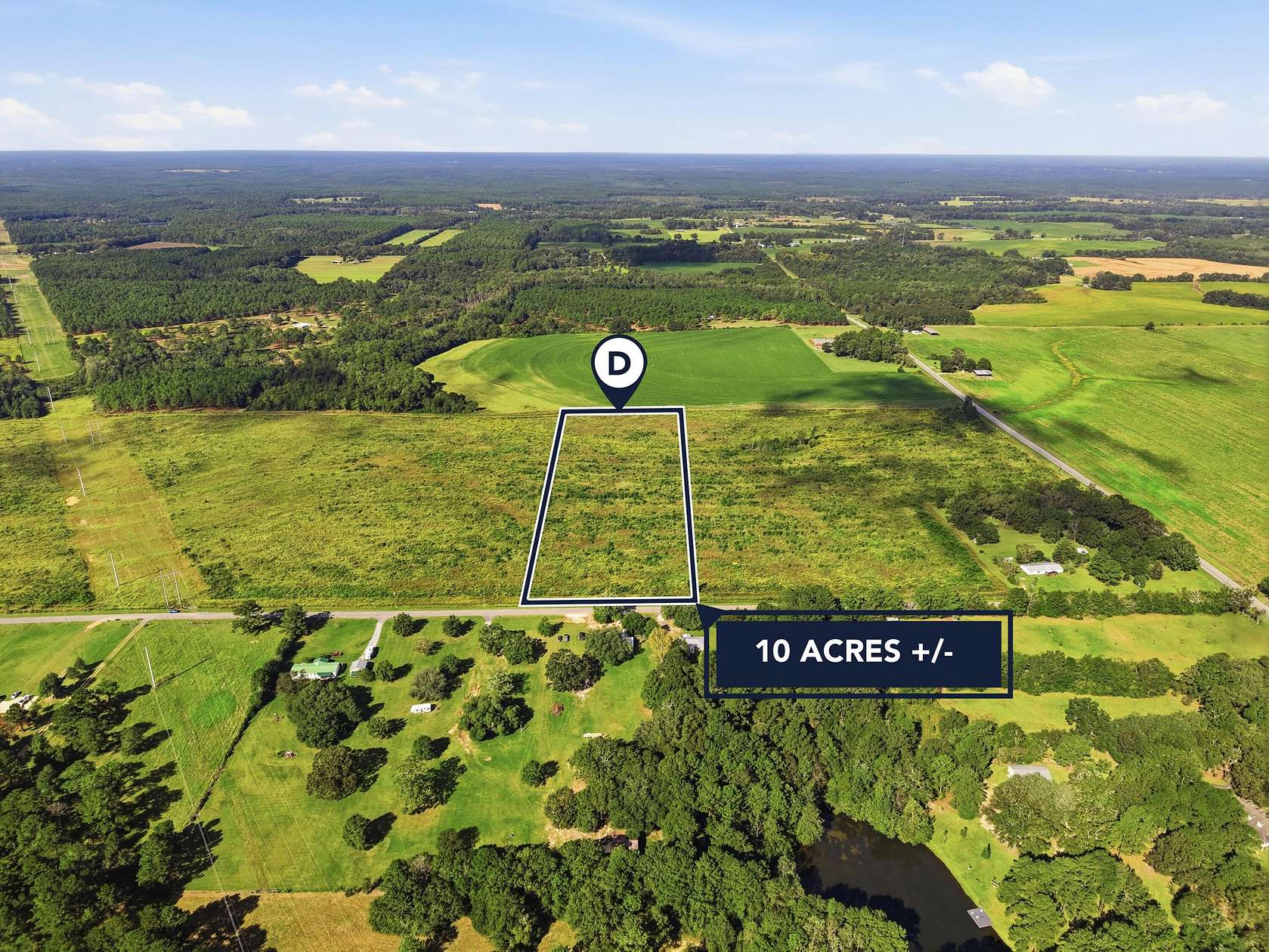 10 Acres of Residential Land for Sale in DeFuniak Springs, Florida