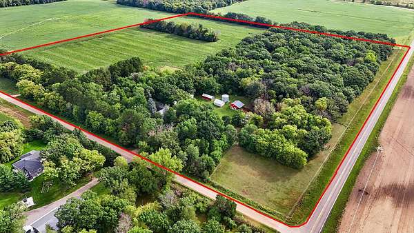 40 Acres of Land with Home for Sale in Clear Lake, Minnesota