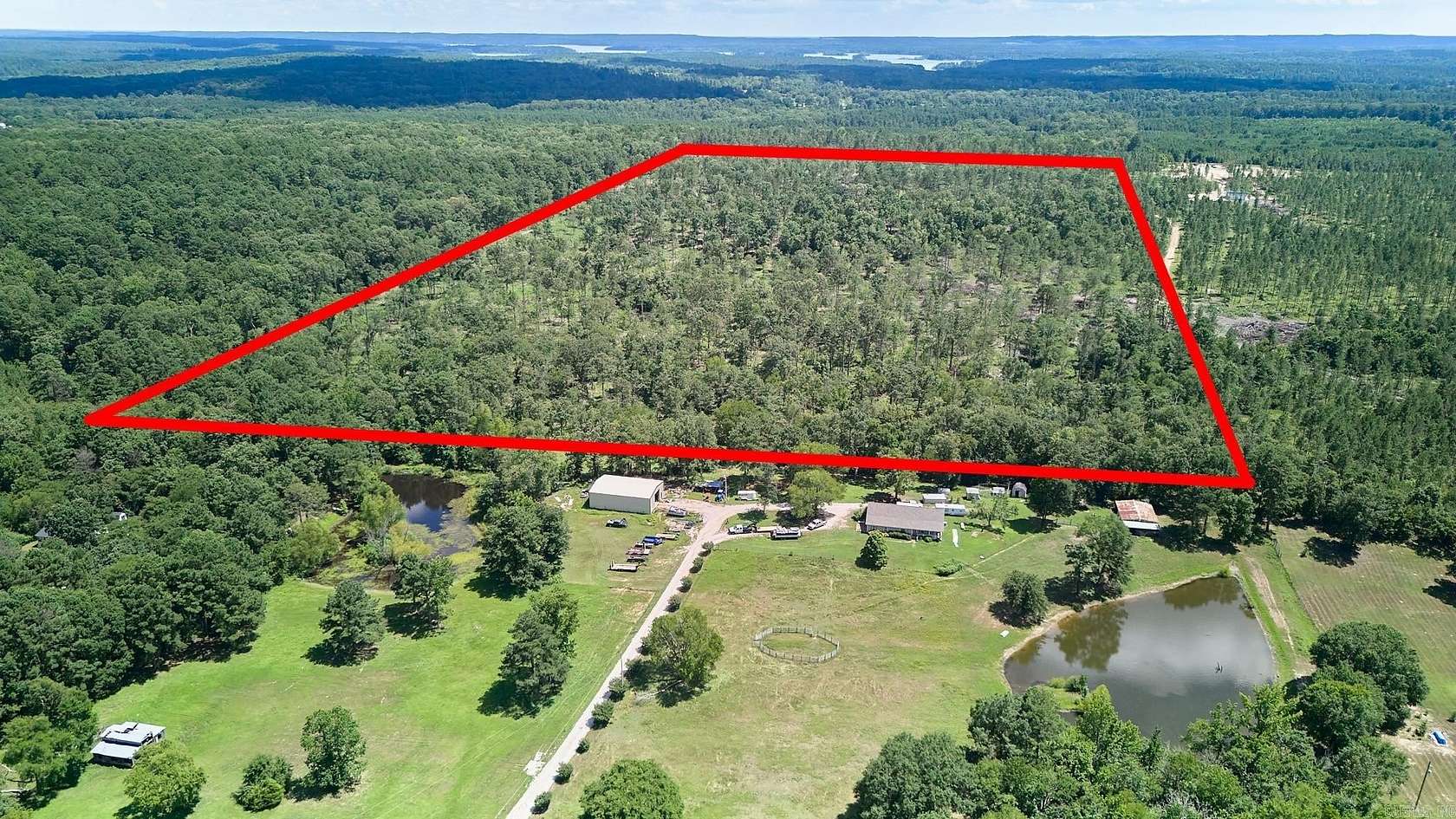 80 Acres of Recreational & Residential Land for Sale in Bismarck, Arkansas
