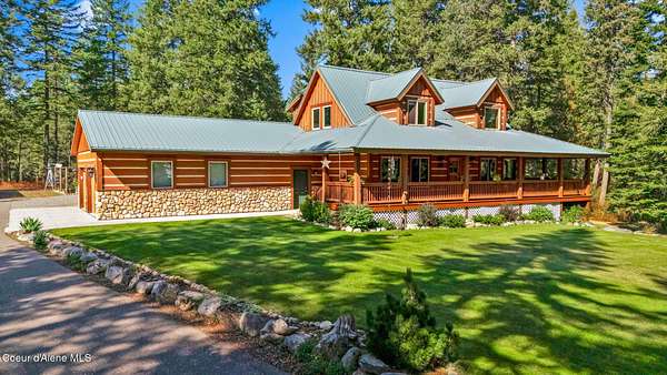12.6 Acres of Land with Home for Sale in Spirit Lake, Idaho