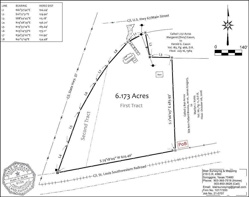 6.17 Acres of Commercial Land for Sale in Mount Vernon, Texas