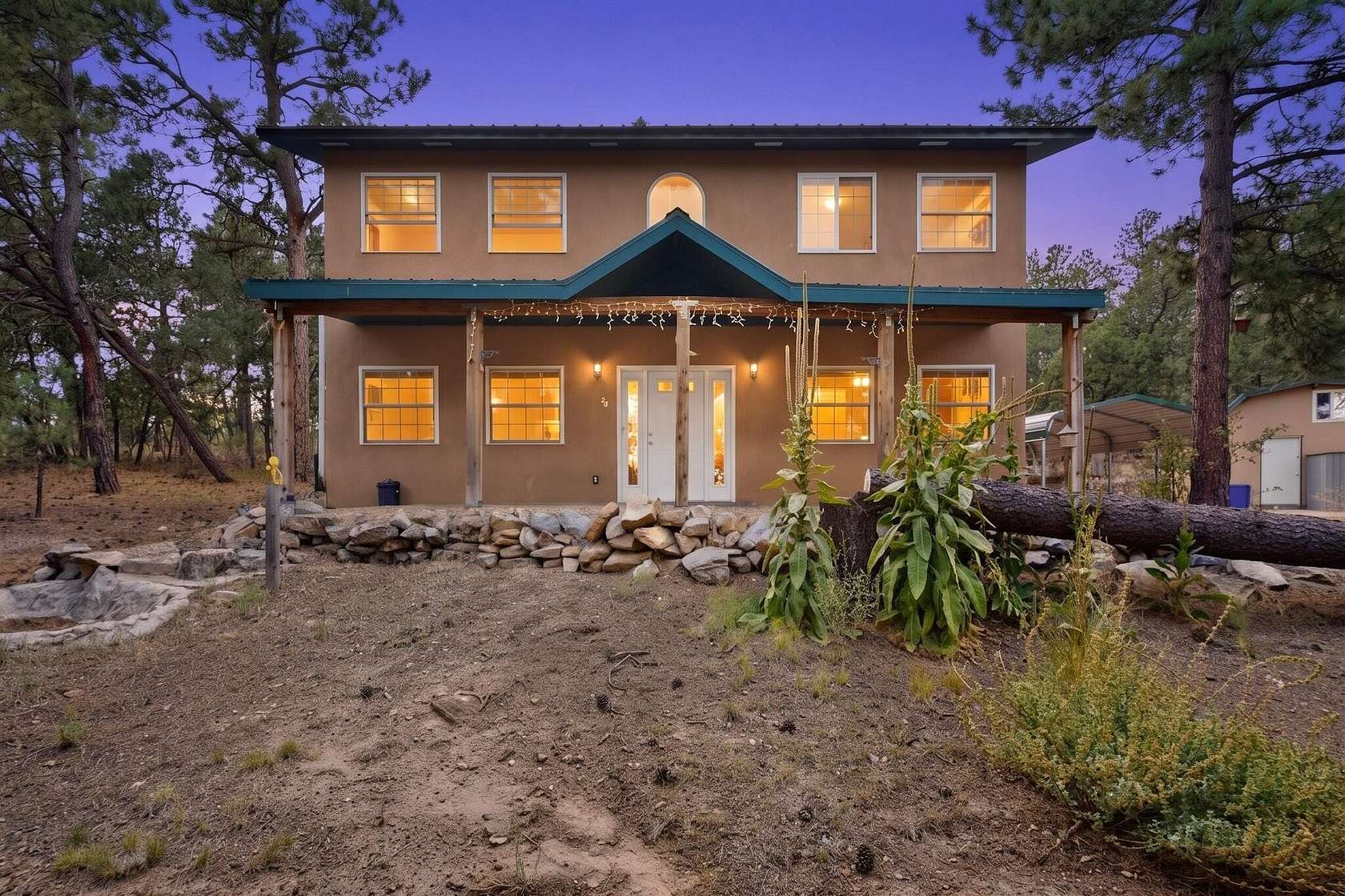3 Acres of Land with Home for Sale in Tijeras, New Mexico