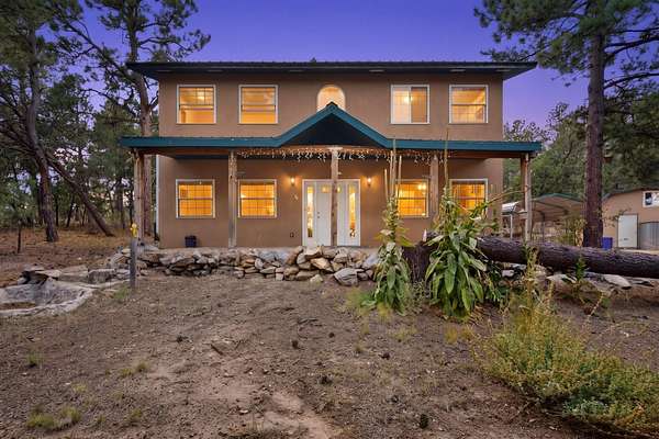 3 Acres of Land with Home for Sale in Tijeras, New Mexico