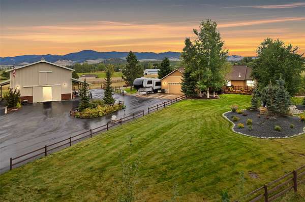 3 Acres of Land with Home for Sale in Corvallis, Montana