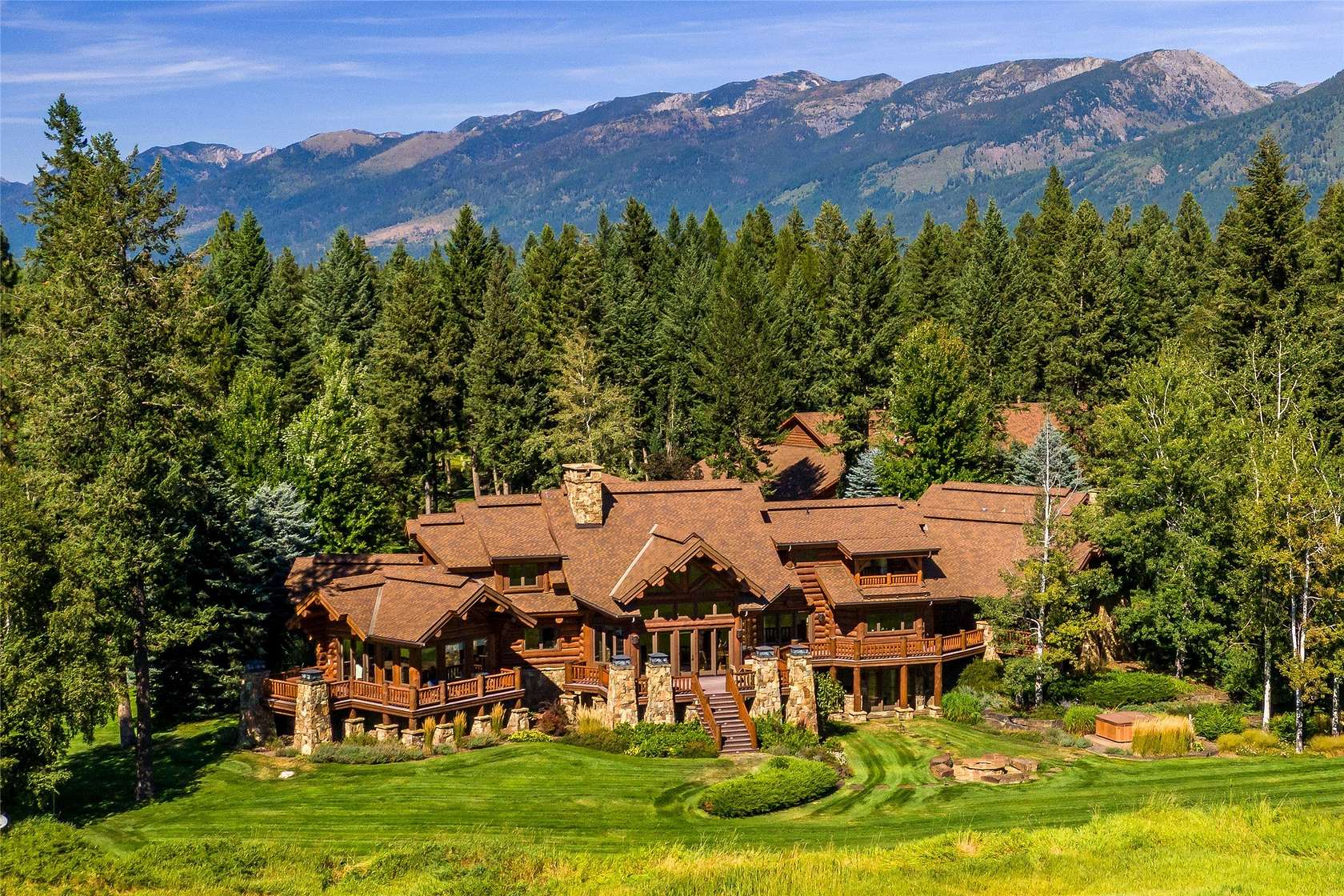 24.4 Acres of Recreational Land with Home for Sale in Bigfork, Montana