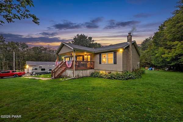 20.4 Acres of Recreational Land with Home for Sale in Forest City, Pennsylvania