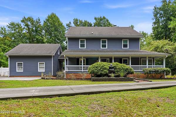 1.76 Acres of Land with Home for Sale in Hampstead, North Carolina