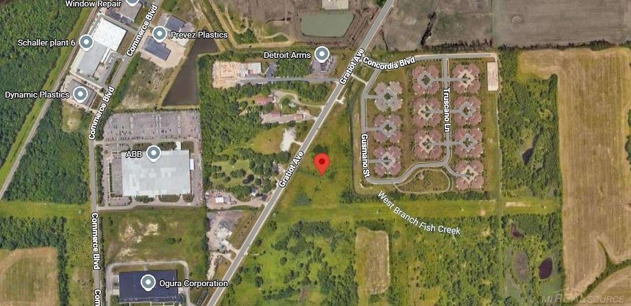 11.6 Acres of Land for Sale in Chesterfield, Michigan