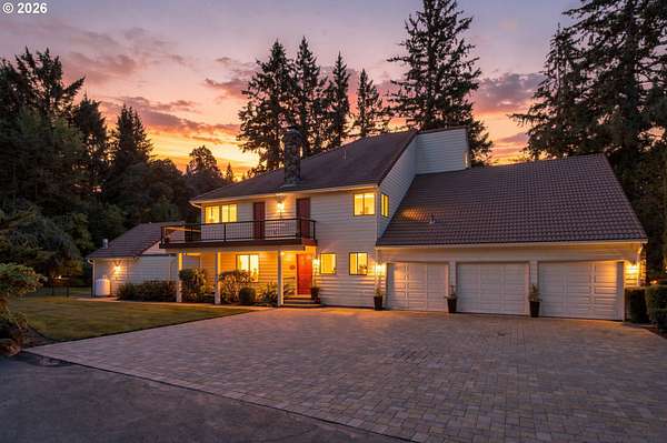 10.6 Acres of Land with Home for Sale in Camas, Washington