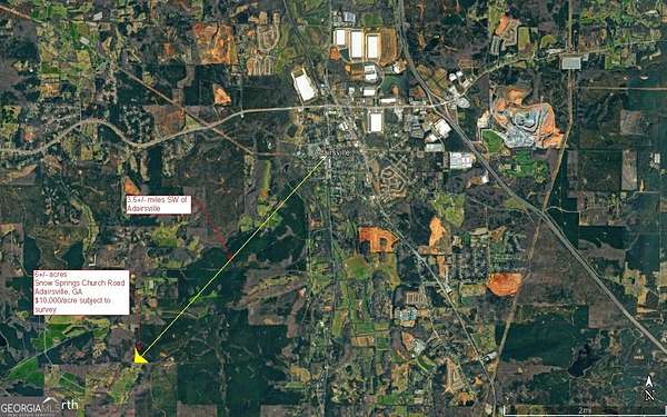 6.5 Acres of Residential Land for Sale in Adairsville, Georgia