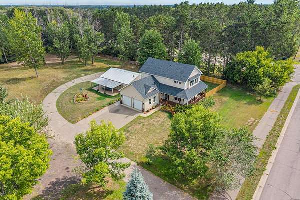 2.5 Acres of Land with Home for Sale in Zimmerman, Minnesota