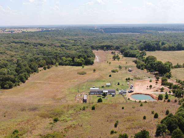 40 Acres of Land with Home for Sale in Wilson, Oklahoma