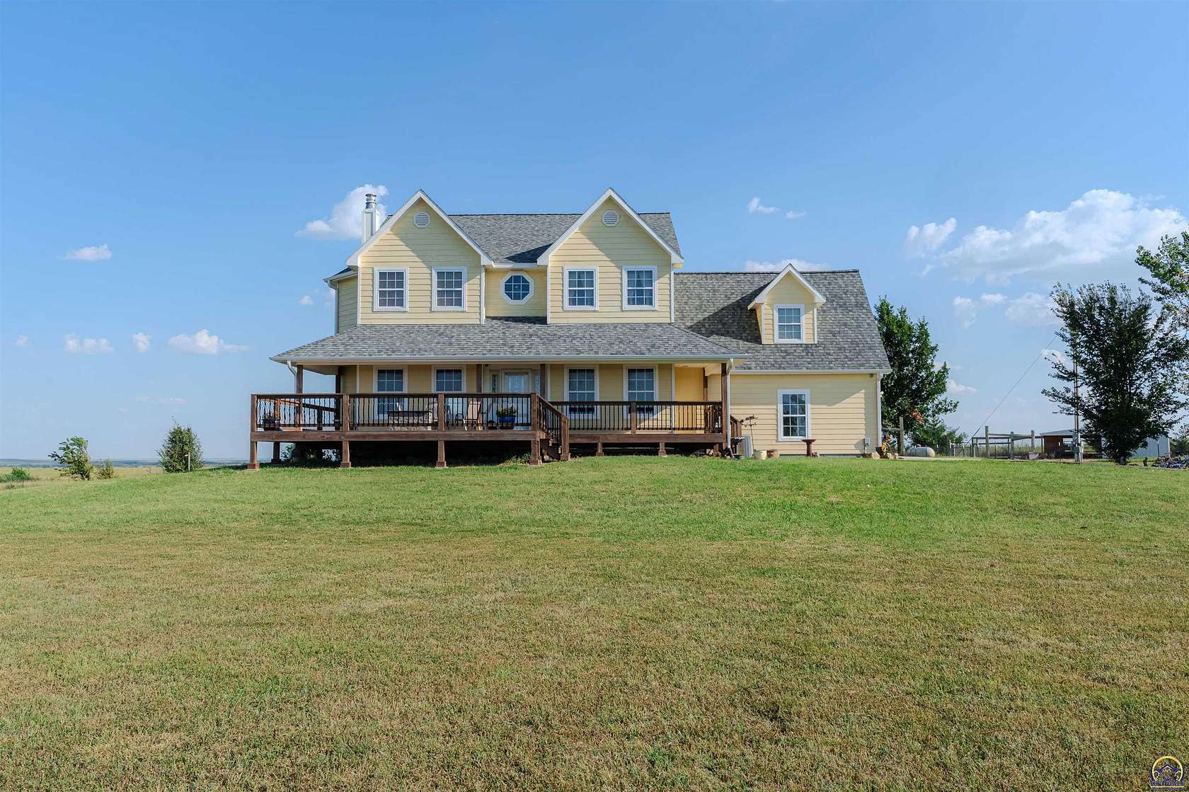 39.8 Acres of Agricultural Land with Home for Sale in Paxico, Kansas