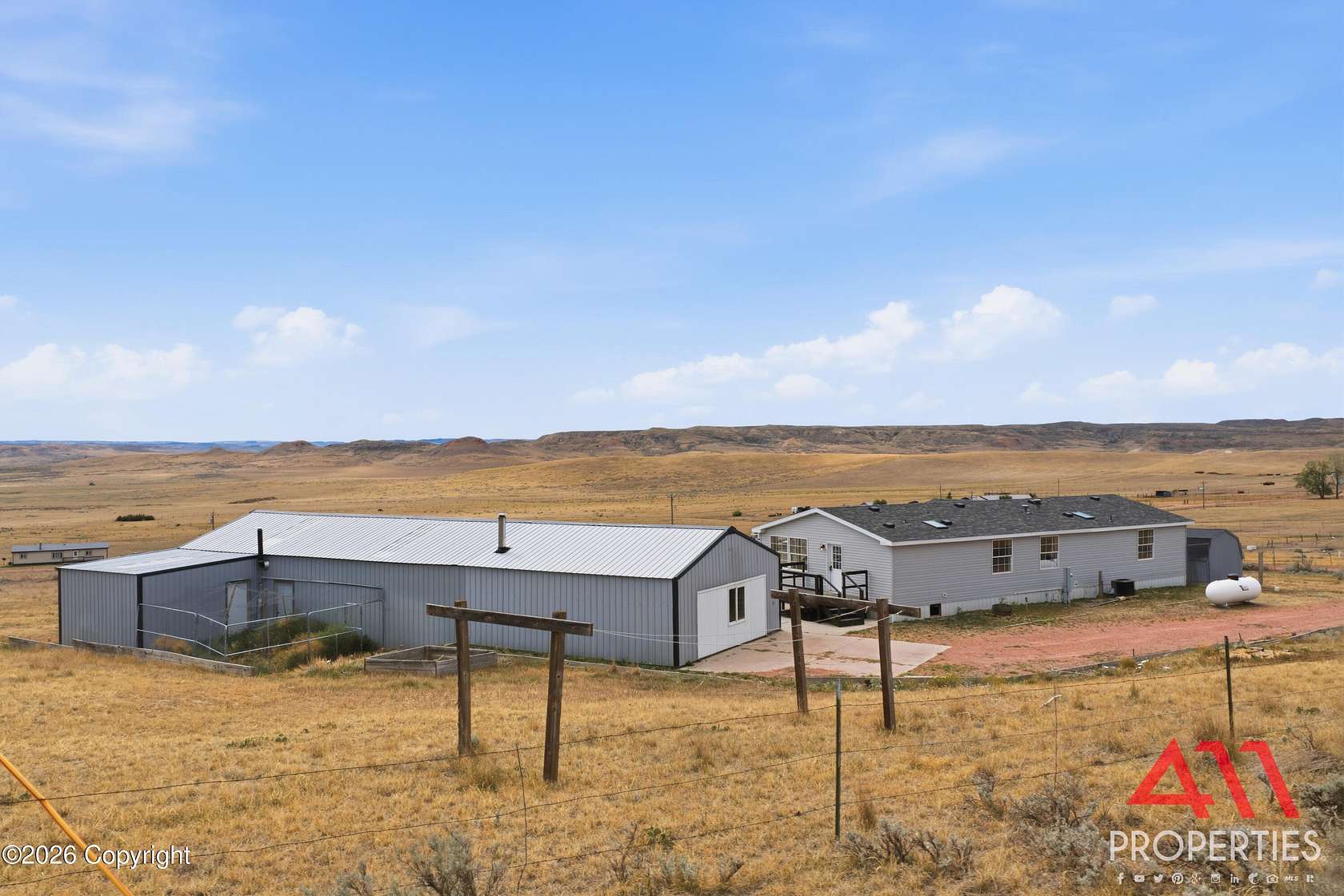 4.53 Acres of Land with Home for Sale in Gillette, Wyoming
