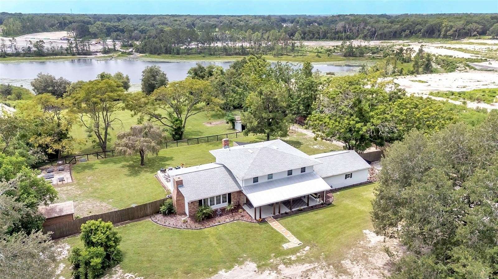 6.19 Acres of Land with Home for Sale in Fruitland Park, Florida