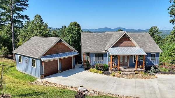 3.34 Acres of Land with Home for Sale in Blairsville, Georgia