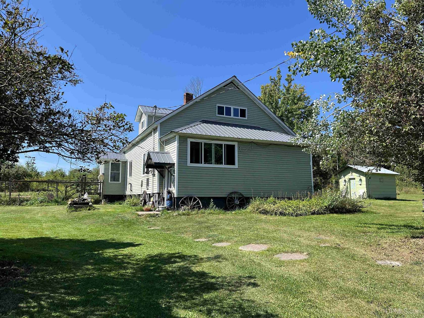 4.59 Acres of Land with Home for Sale in Pelkie, Michigan