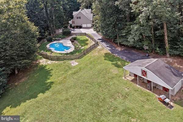 6.38 Acres of Land with Home for Sale in St. Leonard, Maryland