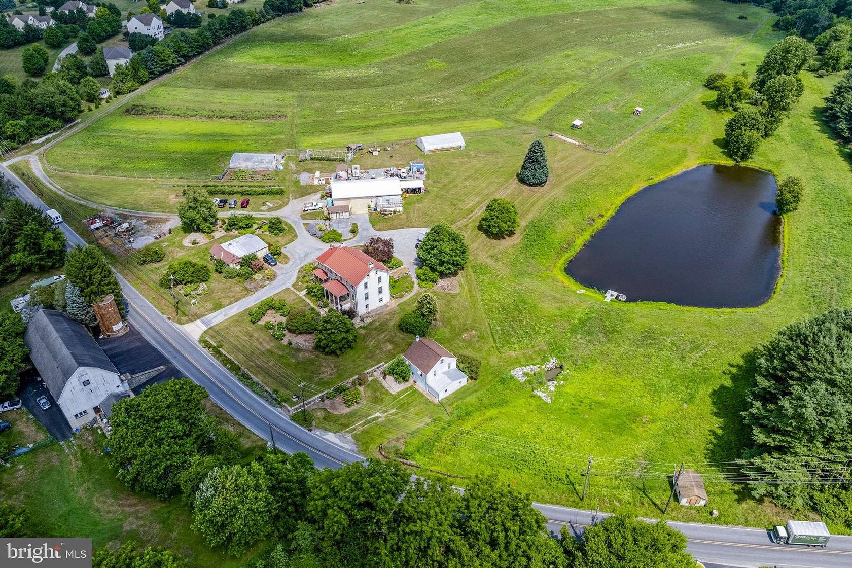 35.1 Acres of Agricultural Land with Home for Sale in Coatesville, Pennsylvania