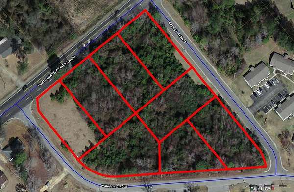 3.68 Acres of Commercial Land for Sale in Goldsboro, North Carolina