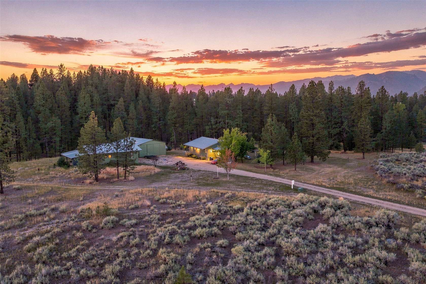 30.7 Acres of Land with Home for Sale in Stevensville, Montana