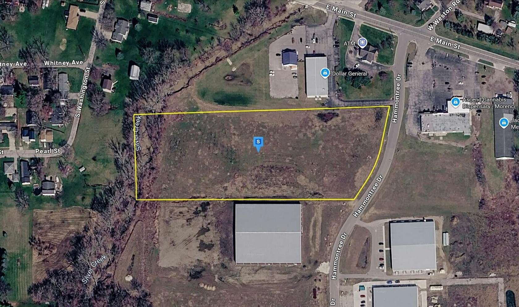 5.84 Acres of Commercial Land for Sale in Morenci, Michigan