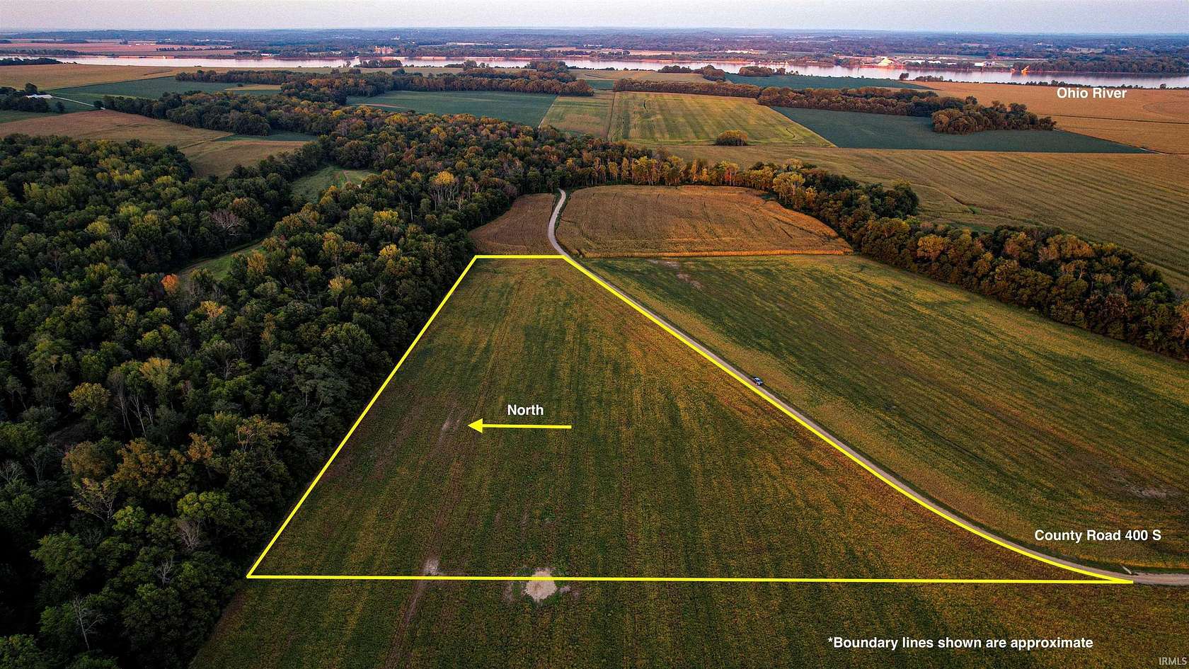 10.6 Acres of Agricultural Land for Sale in Rockport, Indiana