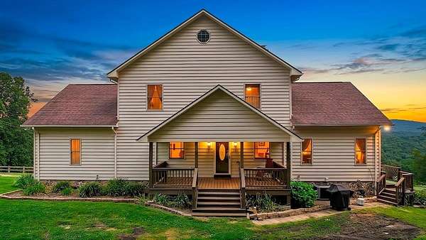 60.7 Acres of Recreational Land with Home for Sale in Willis, Virginia
