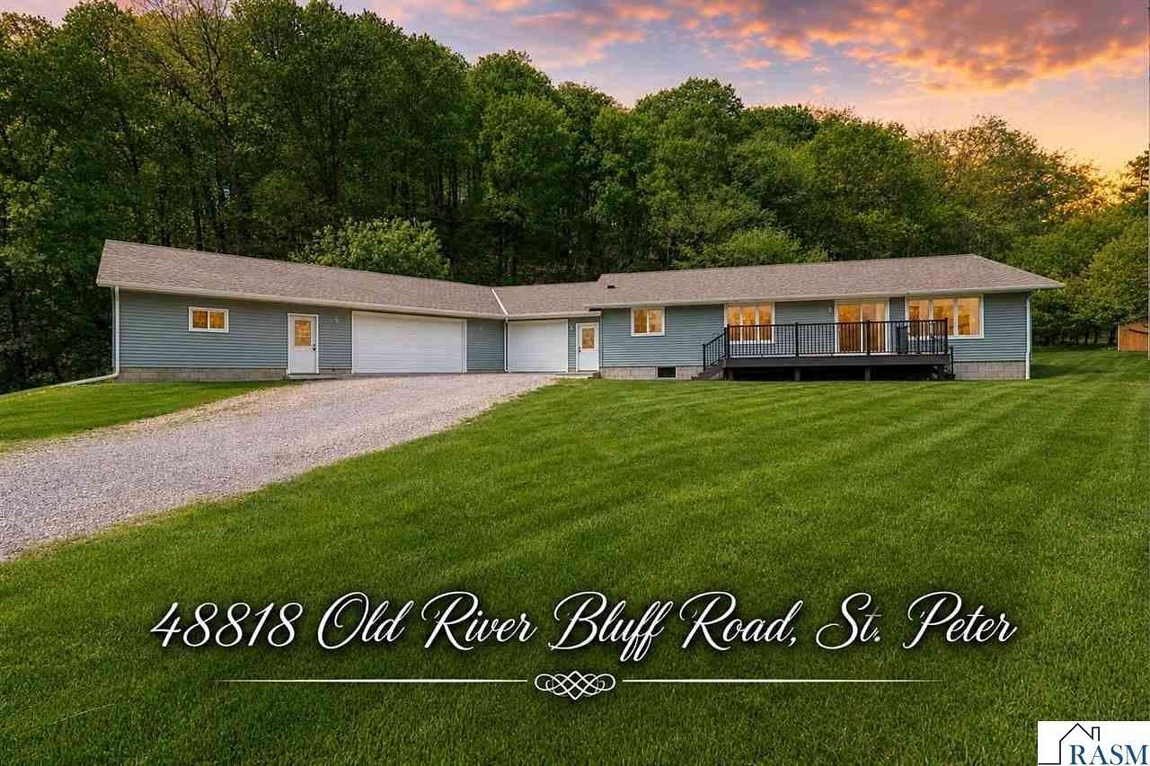 9.66 Acres of Land with Home for Sale in St. Peter, Minnesota