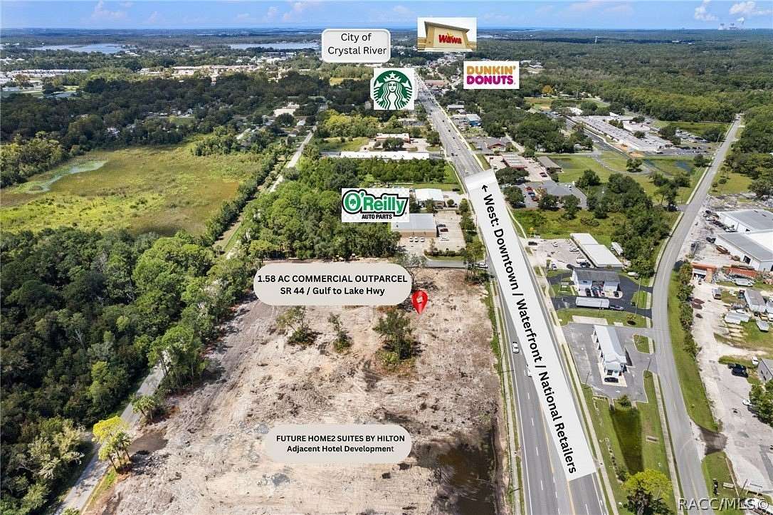 1.58 Acres of Mixed-Use Land for Sale in Crystal River, Florida