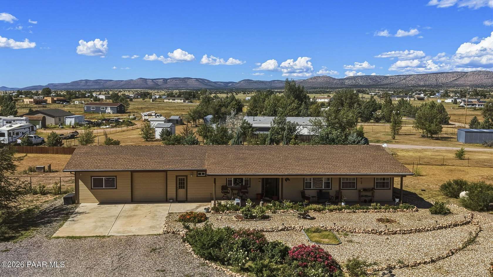 5 Acres of Land with Home for Sale in Paulden, Arizona