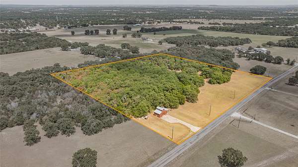 10.2 Acres of Recreational Land with Home for Sale in Iredell, Texas