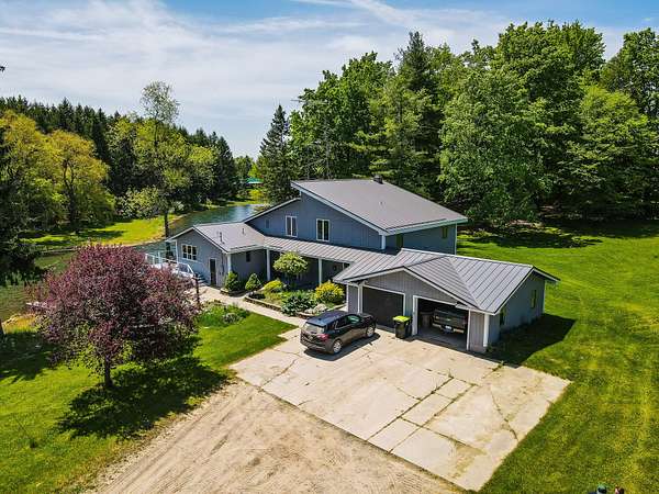 32 Acres of Recreational Land with Home for Sale in Gladwin, Michigan