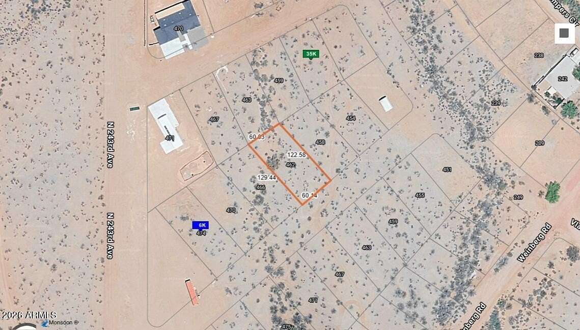 0.17 Acres of Residential Land for Sale in Morristown, Arizona