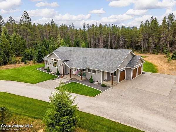 4.87 Acres of Land with Home for Sale in Athol, Idaho