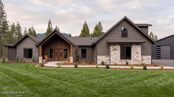5 Acres of Land with Home for Sale in Athol, Idaho
