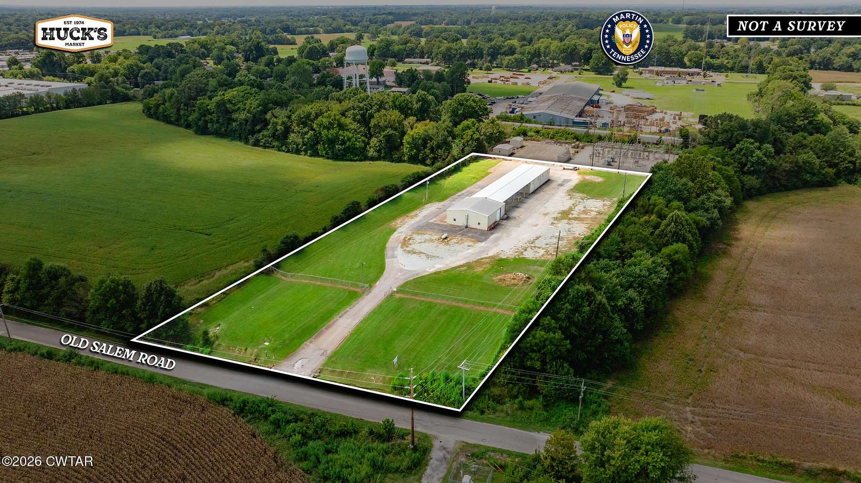 3.5 Acres of Improved Commercial Land for Sale in Martin, Tennessee