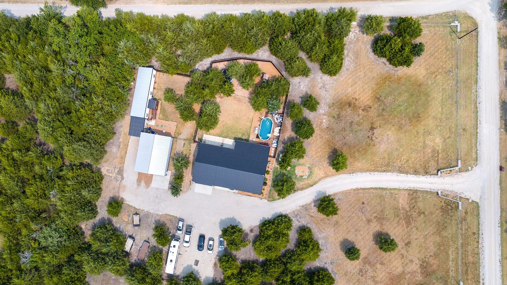 7.64 Acres of Land with Home for Sale in Whitewright, Texas