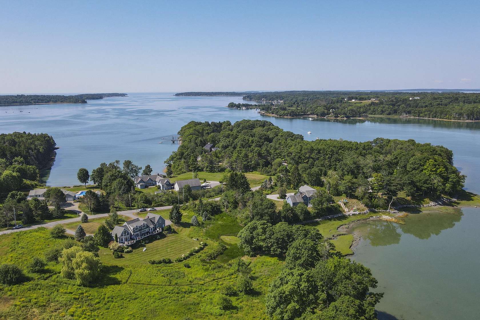 2.7 Acres of Land with Home for Sale in Harpswell Town, Maine