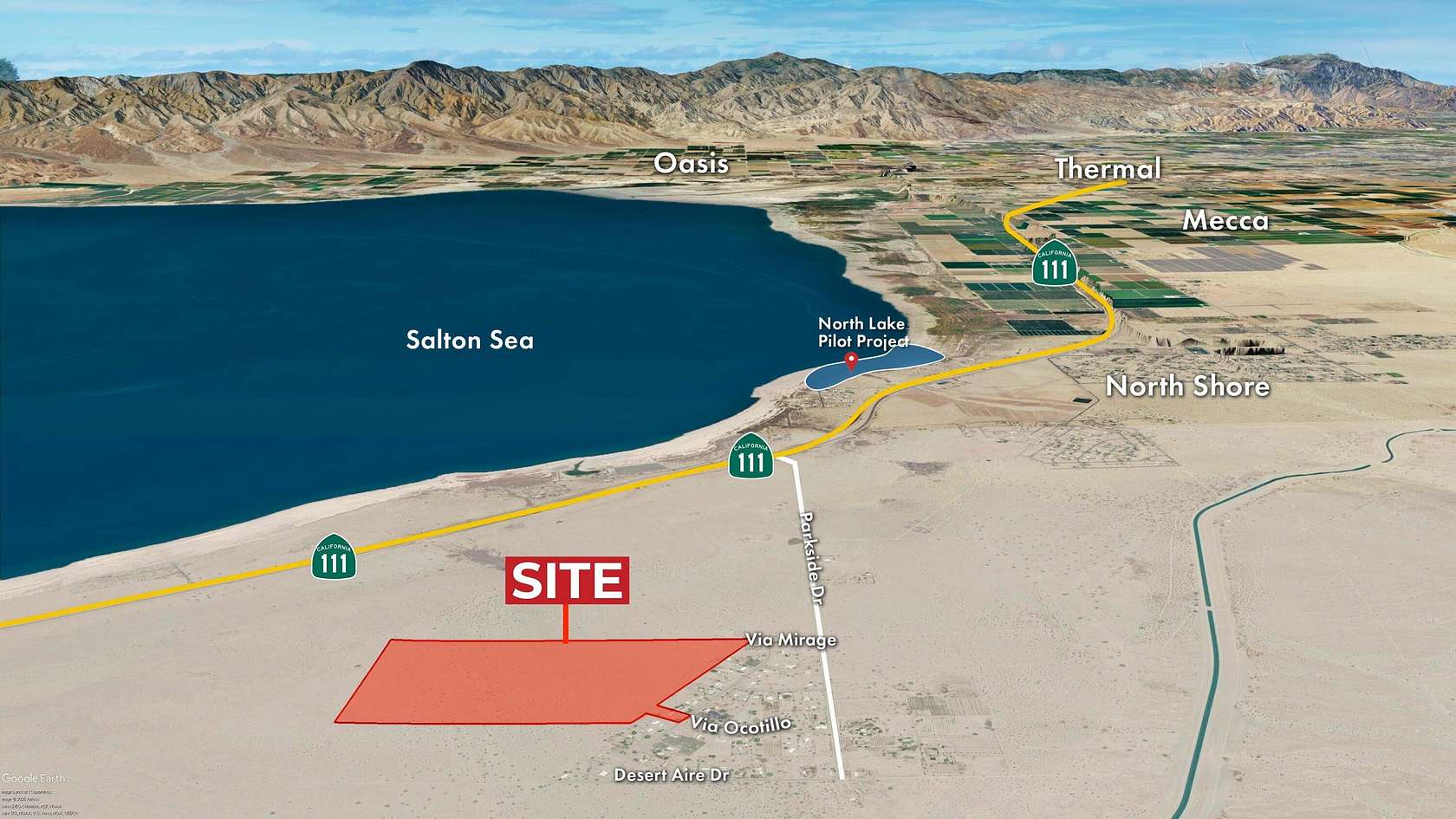 115 Acres of Land for Sale in Mecca, California