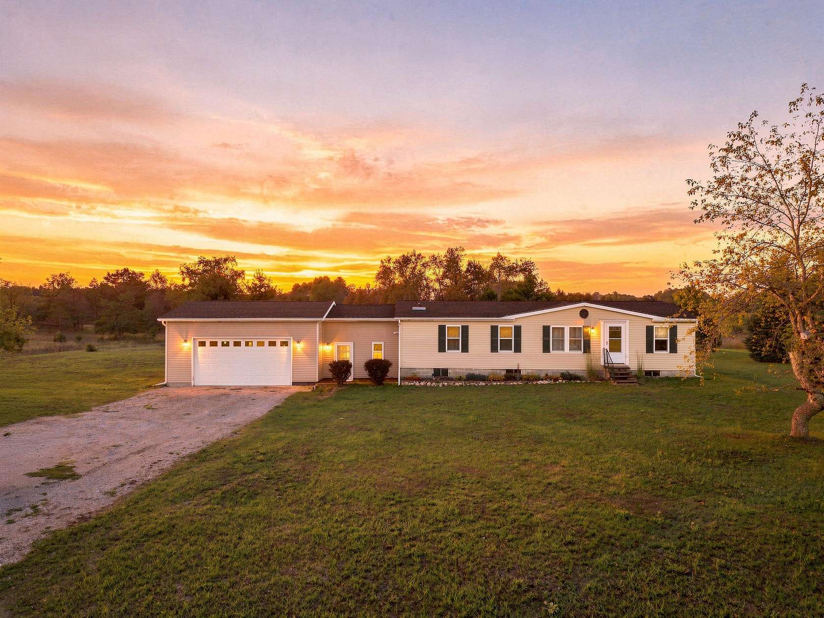 10 Acres of Land with Home for Sale in Hersey, Michigan