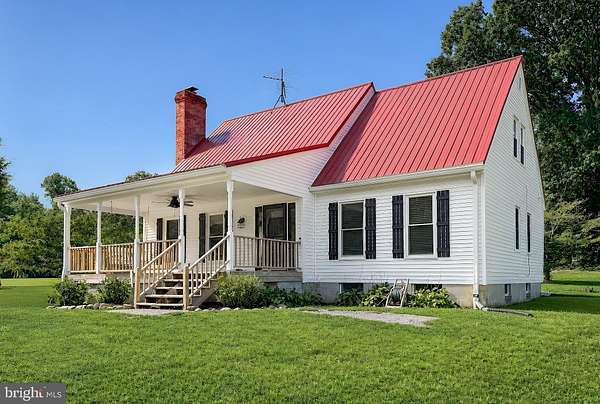 4.32 Acres of Land with Home for Sale in Chaptico, Maryland