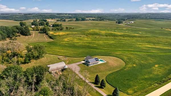 35 Acres of Land with Home for Sale in Mazeppa, Minnesota
