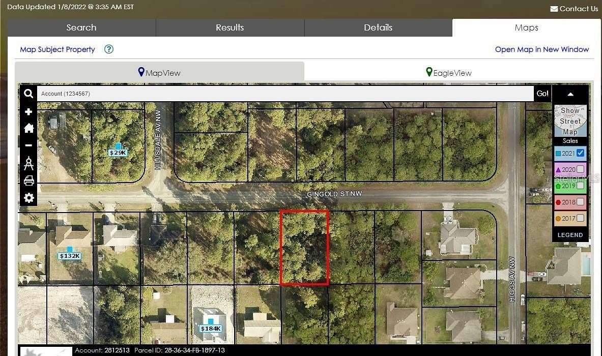 0.23 Acres of Residential Land for Sale in Palm Bay, Florida